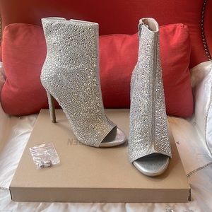 Steve Madden Peep Toe Studded Bootie